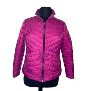 Free Country Bright Pink Puffer Jacket